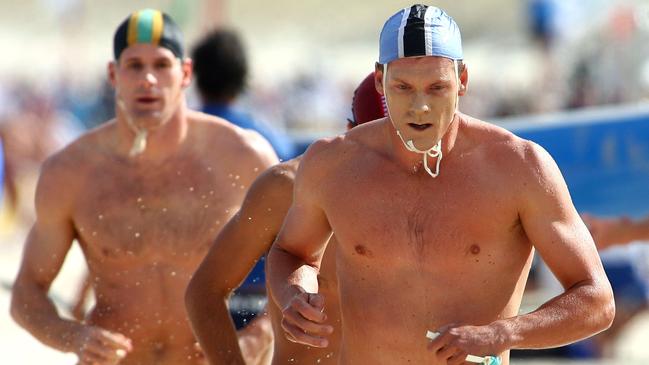 Nathan Smith competing at the Australian Surf Life Saving Titles in his heyday.