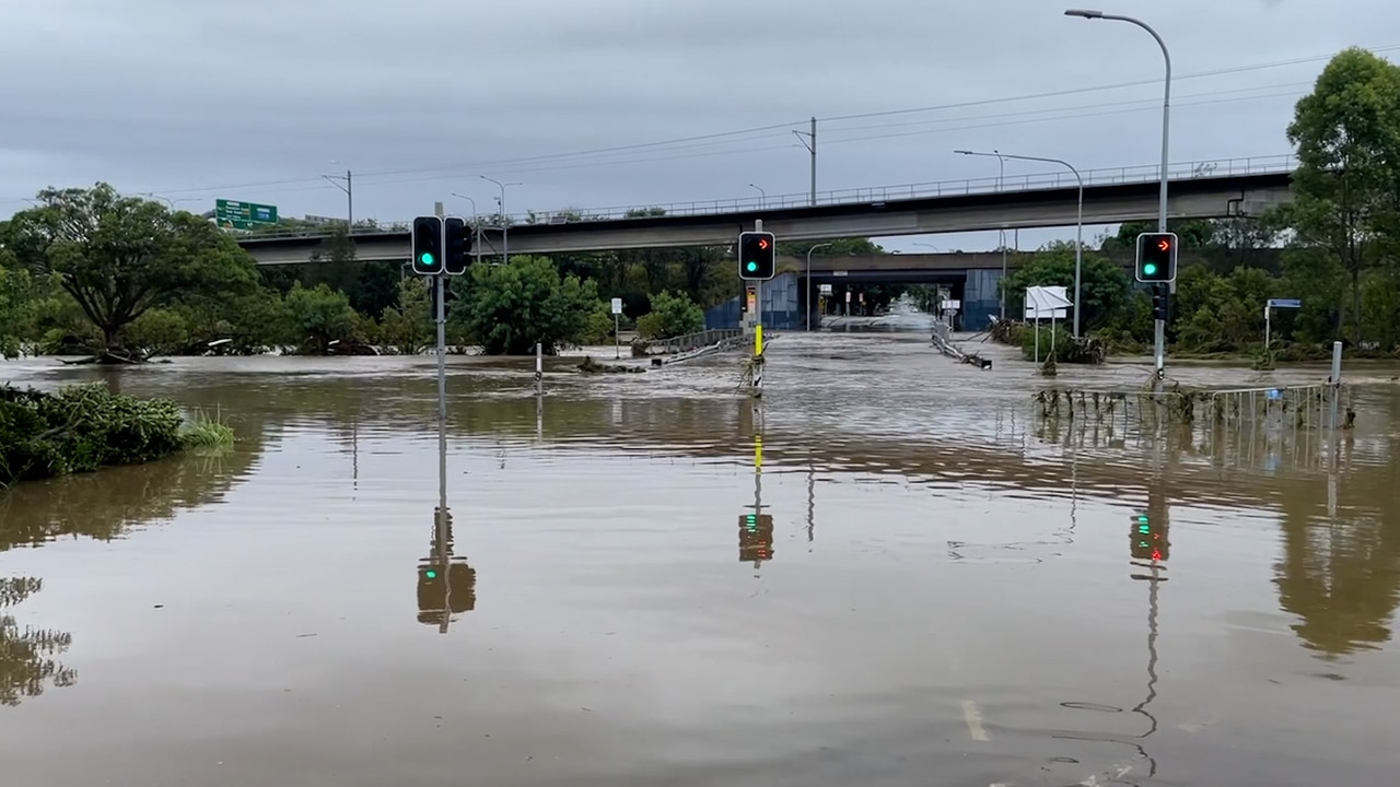 Flooding chaos across Brisbane