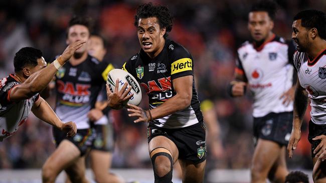 Jarome Luai starred for the Panthers in their win over the Warriors.