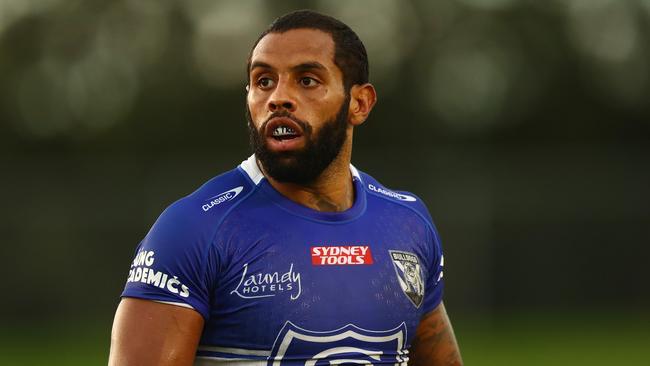 Is the grass greener? Josh Addo-Carr has gone tryless to begin his Bulldogs career. Picture: Getty