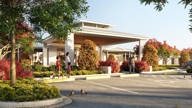 Artists impression of Arcare's Gainsborough Greens facility.