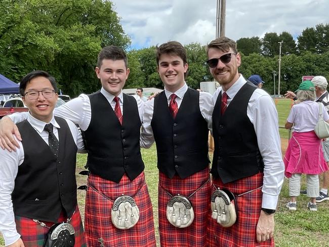 Michael, Dylan, Hamish and Tim. Picture: Athos Sirianos