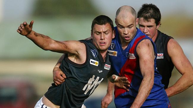 Damian O’Connor in his days playing for Terang-Mortlake before the move to Koroit.