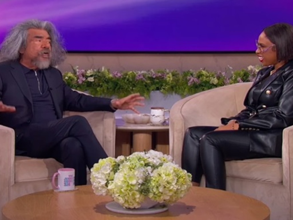 George Lopez and Jennifer Hudson on her talk show – ‘The Jennifer Hudson Show’ on February, 13. Picture: Instagram/jenniferhudsonshow