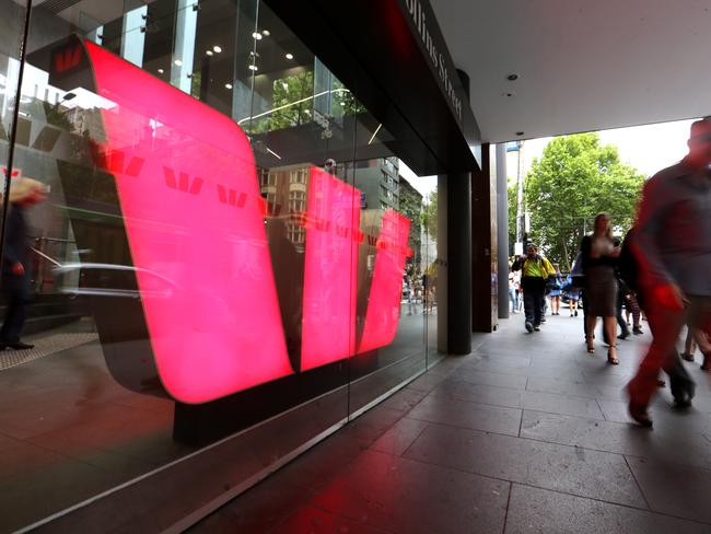 25/11/2019 Westpac bank branch in Collins St Melbourne . Picture : David Geraghty / The Australian