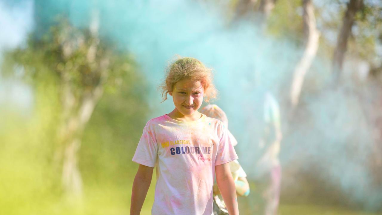Photos from Cherryandjun Photography of the 2023 Gladstone Colour Me Capricorn fun run for the RACQ CapRescue.