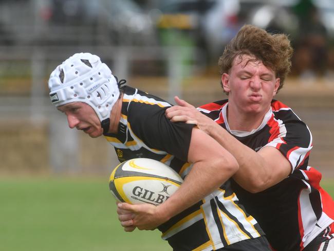 QLD Rugby Union State Championships (17-18 years boys) at the Townsville Sports Precinct. Saturday May 24. Wide Bay against Capricorn. Picture: Evan Morgan