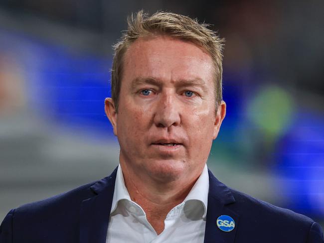 SYDNEY, AUSTRALIA - AUGUST 18: Roosters coach Trent Robinson is seen ahead of the round 25 NRL match between Parramatta Eels and Sydney Roosters at CommBank Stadium on August 18, 2023 in Sydney, Australia. (Photo by Mark Evans/Getty Images)