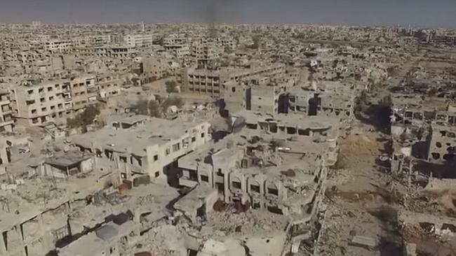 Drone footage shows ‘apocalyptic scenes’ of Syria | news.com.au ...