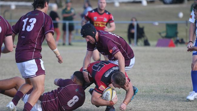 Uni vs. Hogs. 12 August 2023 Ashmore Picture by Richard Gosling