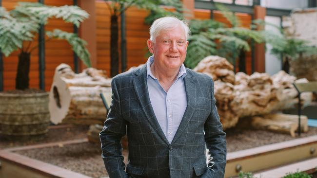 The Huon pine known as Monster is now on display at the Henry Jones Art Hotel in Hobart. For its owner Ian Bradshaw the log is a thing of beauty. Picture: Supplied