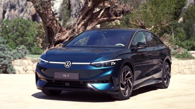 Volkswagen ID.7 Exterior Design in Aquamarin Blue | Daily Telegraph