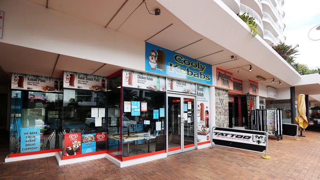 Queensland border in Coolangatta. Picture: NIGEL HALLETT.