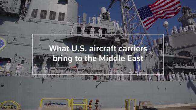 What US aircraft carriers bring to the Middle East