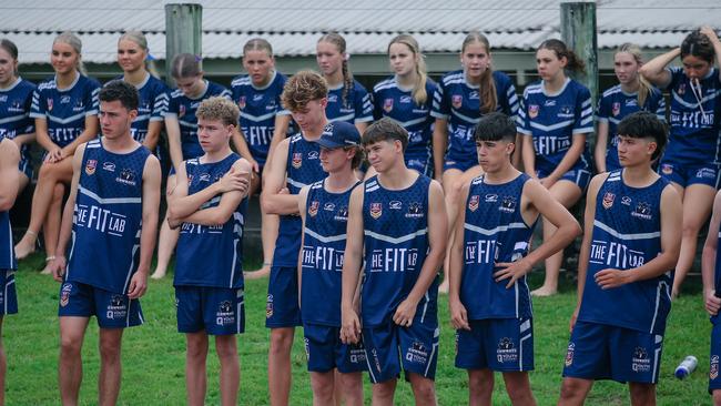 The QYouth Academy Touch Footy Camp  2024 has over 200 people in attendance.Picture : Glenn Campbell