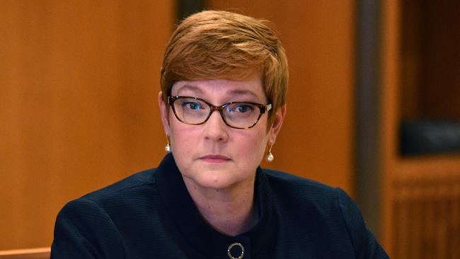 Senior federal government minister Marise Payne. Picture: AAP