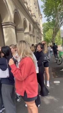 What sparked three-hour queue in Sydney