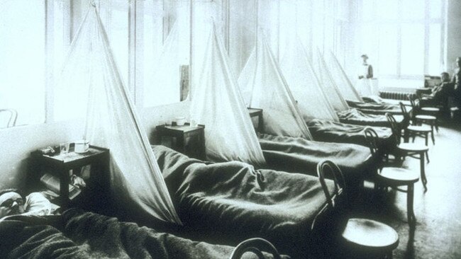 Spanish flu epidemic in Australia 1918