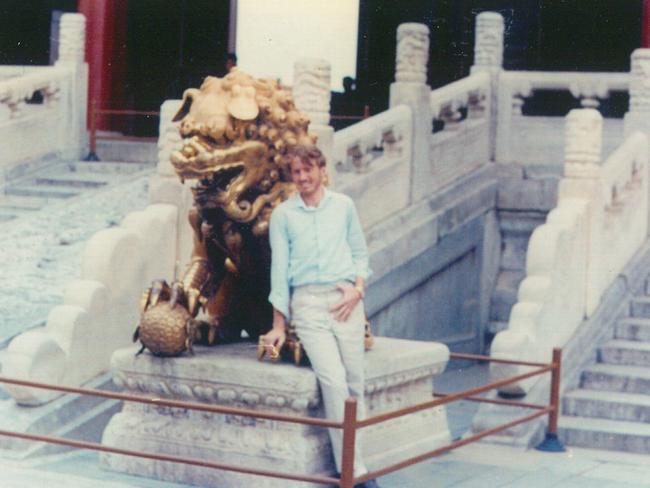 Hugh Lunn at the Forbidden City, Beijing.