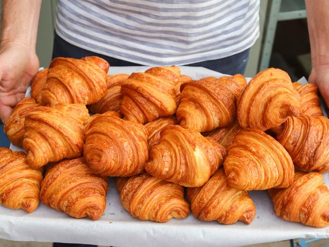 Freshly baked croissants at the Racine Bakery. Picture: Jenifer Jagielski