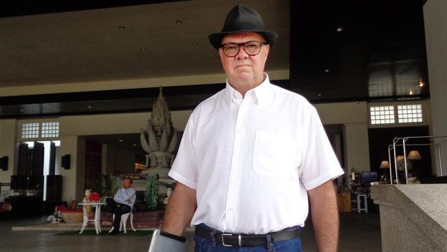 21-02-18 - Retired West Australian detective David McAlpine who investigated the AWU slush fund scandal pictured in Thailand this week.