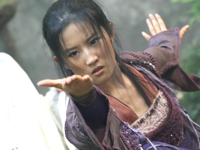 Yifei Liu, picture in the 2008 film The Forbidden Kingdom, will star as Mulan in a new live-action Disney film directed by Niki Caro. Picture: Supplied.