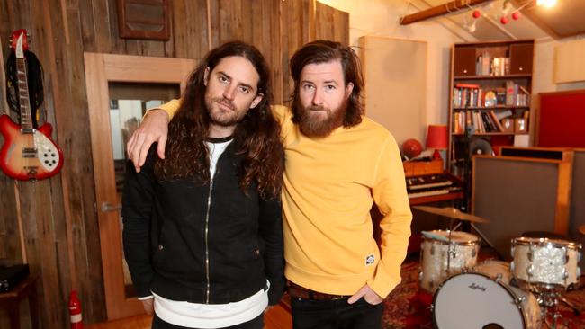 30/06/2019 Oscar Dawson and Timothy Carroll of rock band Holy Holy Picture: David Geraghty / The Australian.