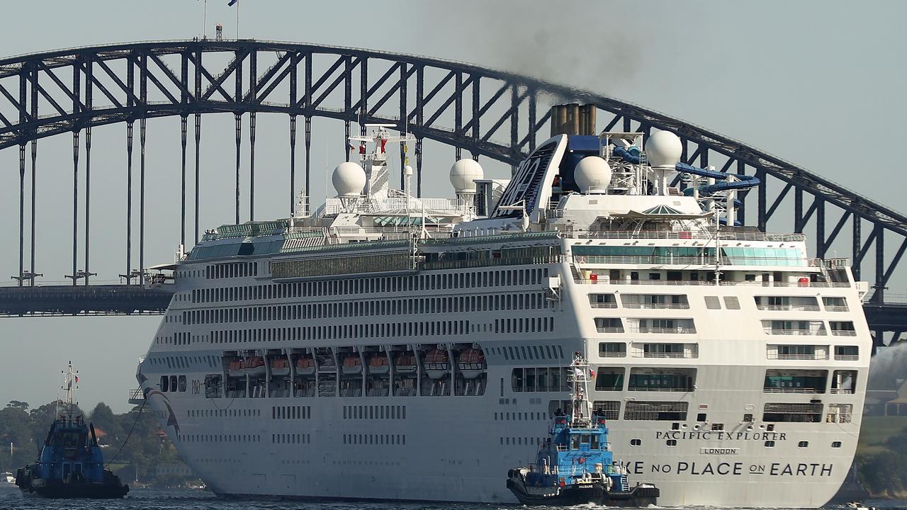 The Pacific Explorer has a grim journey ahead. Picture: Brendon Thorne/Getty Images.