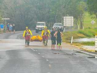 REPAIRS: Ex-tropical cyclone Debbie   left behind plenty of damage across Queensland. Picture: Mike Richards GLA300317FLOOD