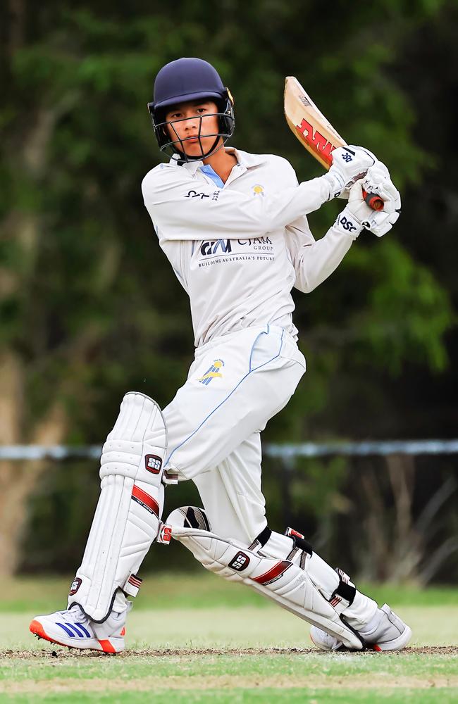 13-15 years boys South Coast cricket team 2024. Pictured: Nathan Iffland