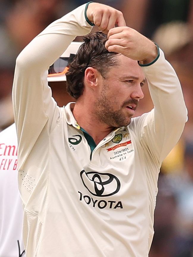 The celebration that sparked fierce backlash. (Photo by Morgan Hancock - CA/Cricket Australia via Getty Images)