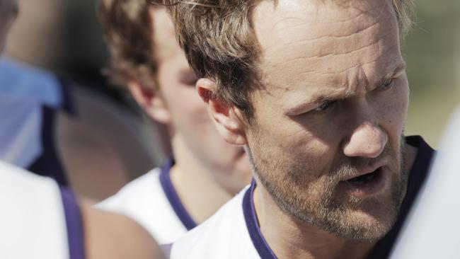 Clint Proctor coaching the Burnie Dockers in the TSL game a few years ago. Picture: MATHEW FARRELL