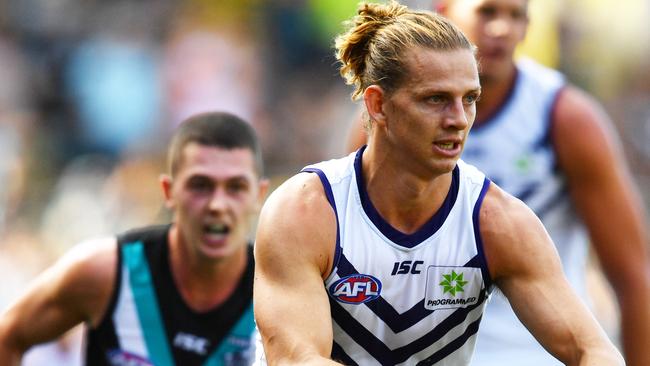 Nat Fyfe of the Dockers.