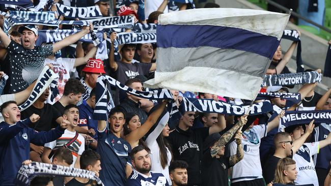 Victory fans were nearly banned from Adelaide. (Photo by Robert Cianflone/Getty Images)