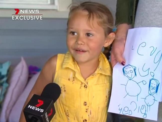 Cleo's best friend Naya. Picture: 7 News