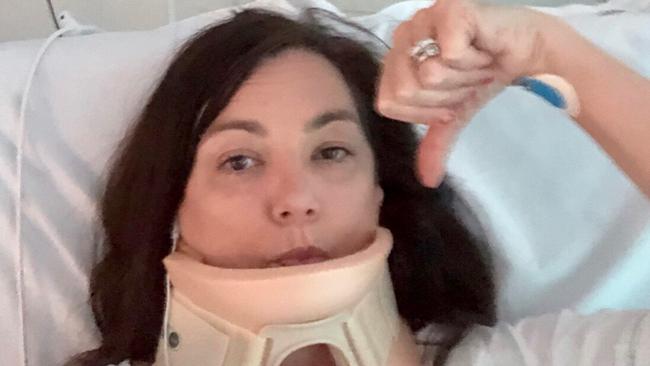 Radio presenter Jane Kennedy has spent the week in hospital after a serious fall resulted in amnesia and a fractured lower back. Supplied