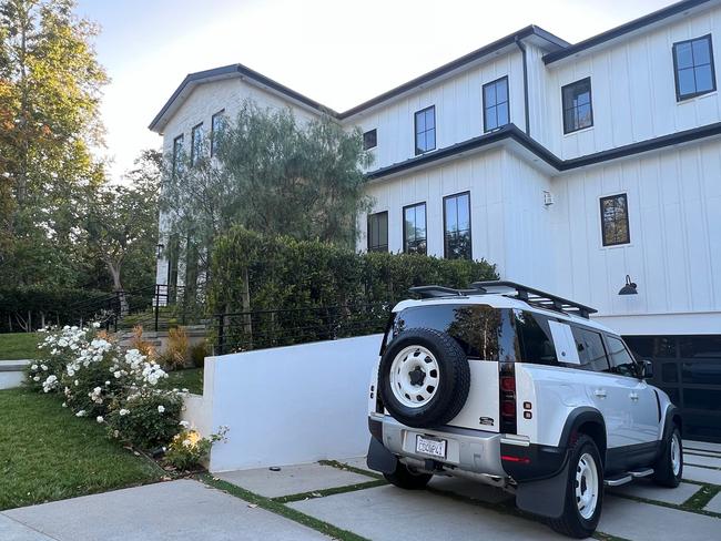 The family home in Pacific Palisades. Picture: Supplied