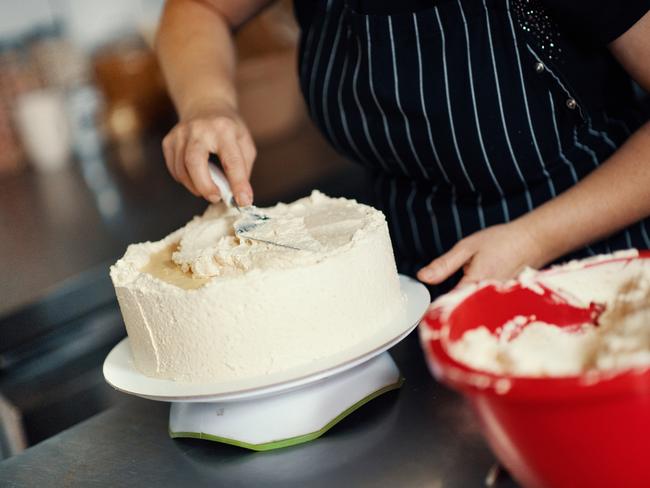 Ermine frosting.