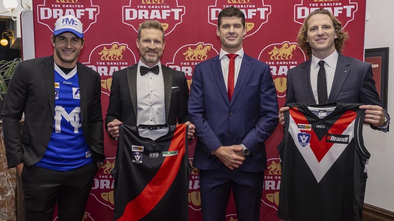 Josh Kennedy, Nathan Buckley and David Mundy were picked up in The Carlton Draft.