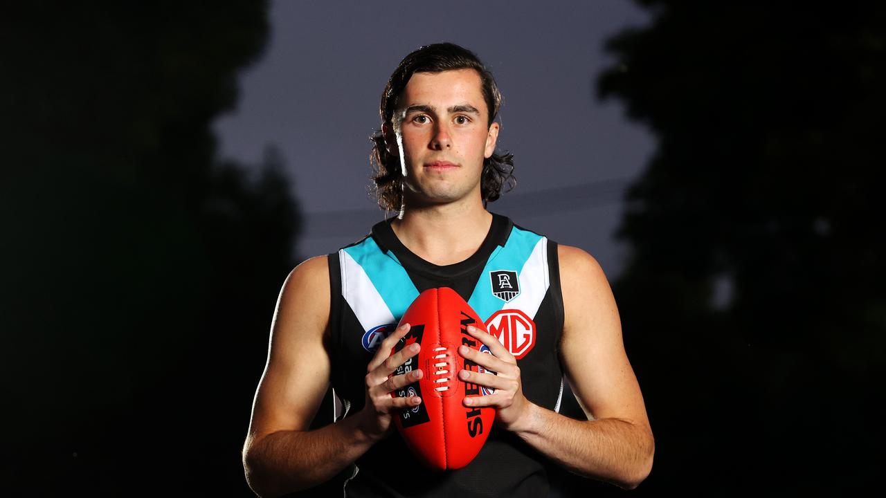 Josh Sinn is ready to take on the pressure after Port Adelaide’s live trade. Picture: Mark Stewart