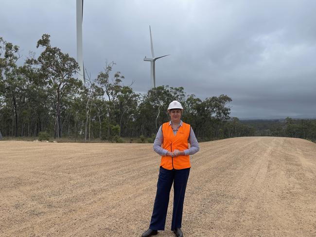 Then premier Annastacia Palaszczuk at the Kaban Green Power Hub. Picture: Qld Government.