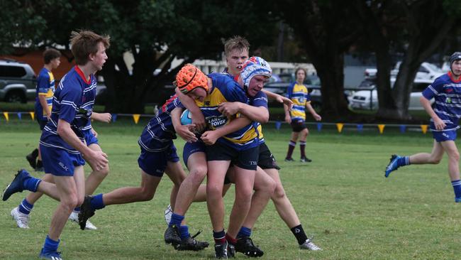 Day 1 of the King of the Country junior rugby union tournament at the Gold Coast Eagles Rugby Union Club. Under-15s: 10.40am: USQ Saints v Invitational Barbarians USQ Player No Barbarians Player No Pic Mike Batterham