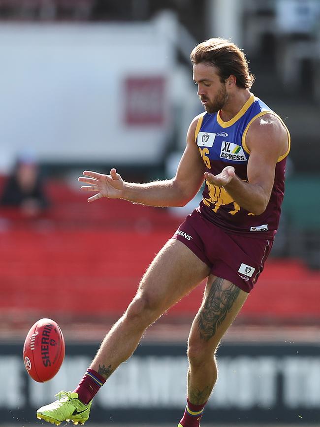 Rhys Mathieson in action for Brisbane’s VFL side. Picture: Graham Denholm/AFL Photos/Getty Images