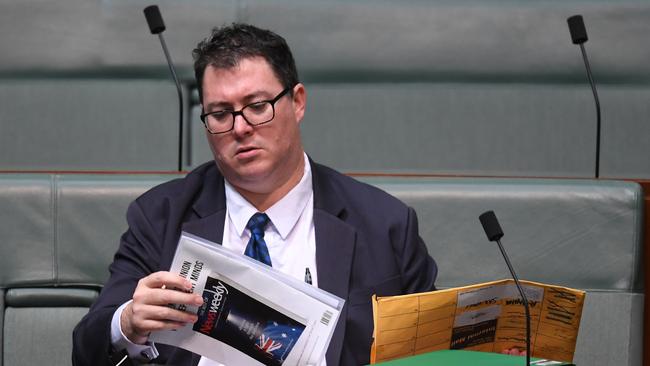 Nationals backbencher George Christensen. Picture: AAP