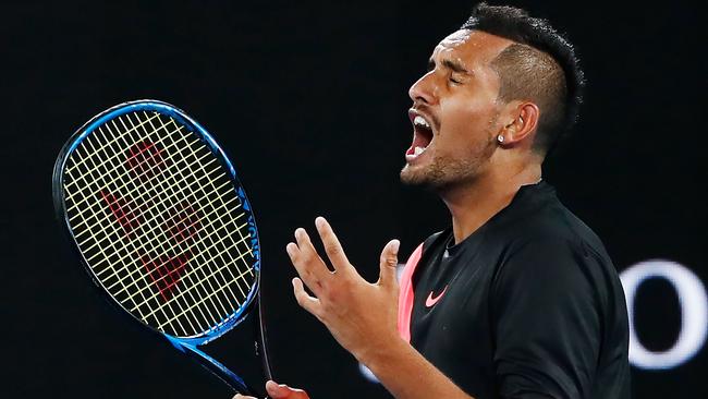 Nick Kyrgios has been given another fine. Picture: Getty