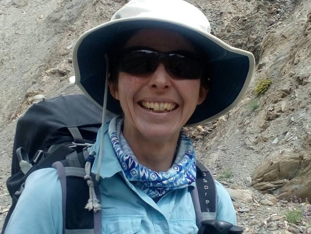 Australian woman Ruth McCance is believed to be among 8 climbers missing in India's Himalayas. Pictured on previous climbing expedition. Picture: Facebook