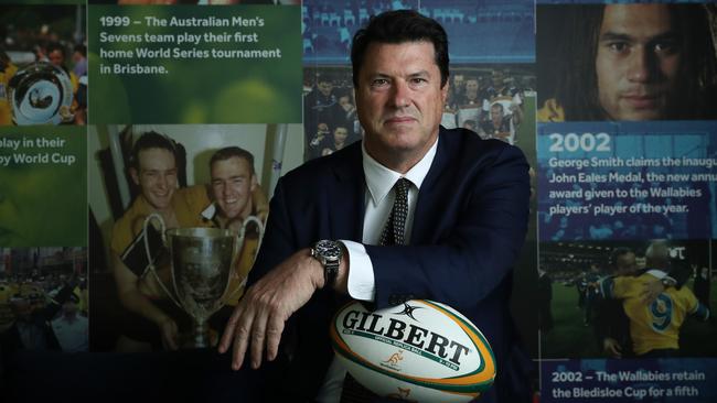 Under pressure Rugby Australia chief Hamish McLennan. Picture: John Feder/The Australian.