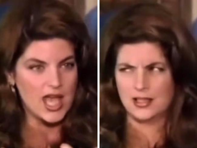 Kirstie Alley in an old interview.