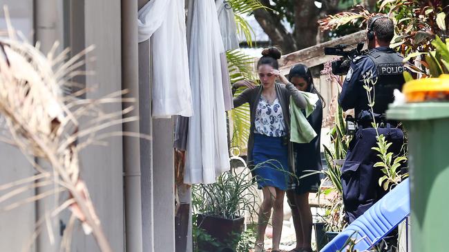 Forensic police and plain clothes detectives investigate the death of Makavelii Leoni. Leoni's mother Lina Daley helps police with their investigations. Her 13 month old son was found unresponsive at a White Rock home on September 24, 2018, and died on the way to hospital. PICTURE: BRENDAN RADKE.