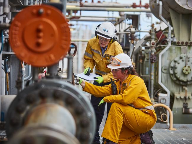 workers at the Viva refinery in Geelong